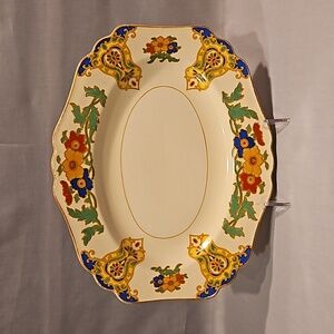 John Maddock & Sons Minerva Royal Ivory Cairo Serving Platter England